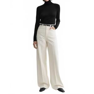 NEW TOTEME wide leg denim in ecru